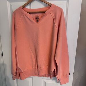 American Eagle Outfitters Peach V-Neck Sweater